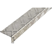 Trappkantprofil i aluminium med durkmönster