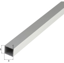 Fyrkantsrör KAISERTHAL aluminium silver 30x30x2mm 1m