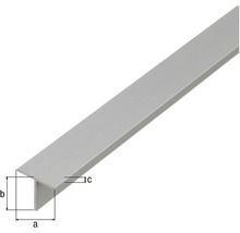 T-profil i aluminium med måttangivelser