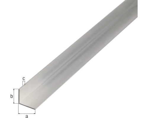 Aluminium vinkelprofil med dimensioner