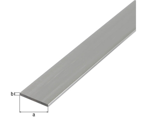 Platt material av metall med måttangivelser