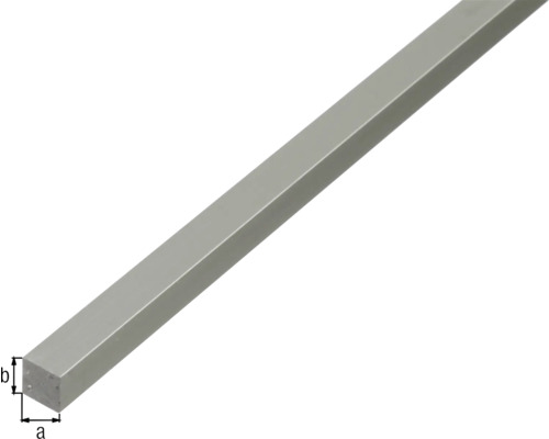 Fyrkantig aluminiumprofil med måtten a och b