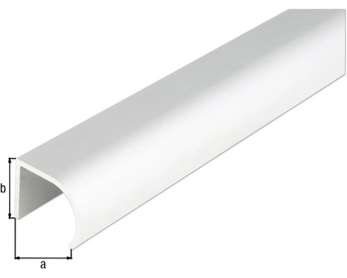 Kabelkanal i plast med måttangivelser