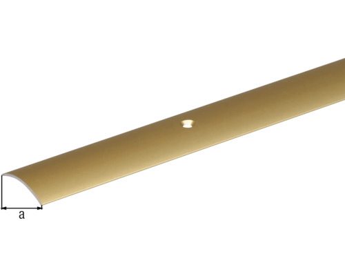 Profilskena av aluminium med fästhål