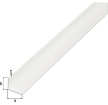 Vinkelprofil ALBERTS PVC vit 40x40x1,2 mm 2,6 m