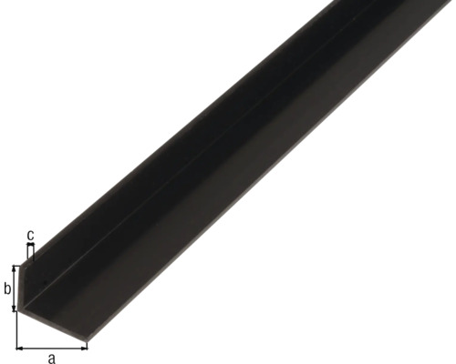 Vinkelprofil av plast