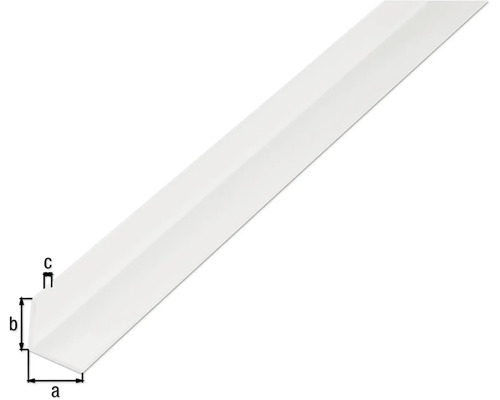 Vinkelprofil av plast