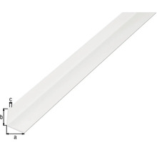 Vinkelprofil KAISERTHAL PVC vit 20x20x1,5 mm 1 m