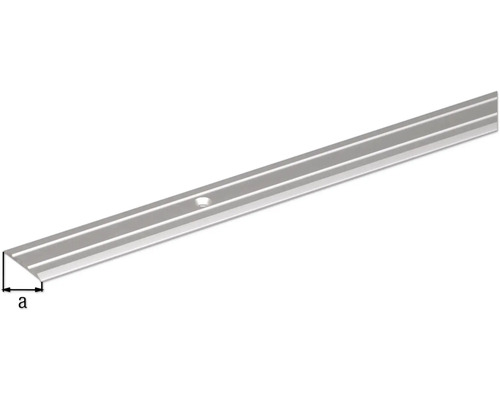Trappkantprofil i aluminium med hål