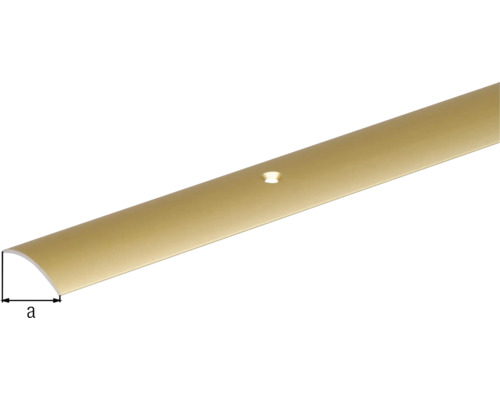 Profilskena av metall med borrhål