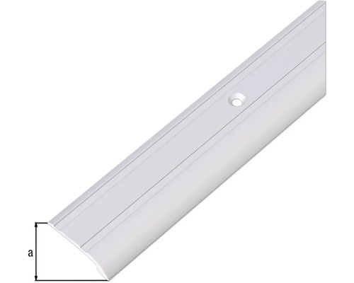 Trappkantslist av plast med skruvhål