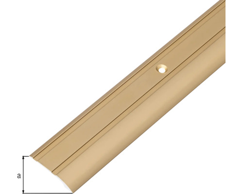 Metallisk avslutningsprofil med borrhål