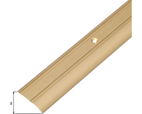 Metallisk avslutningsprofil med fästhål