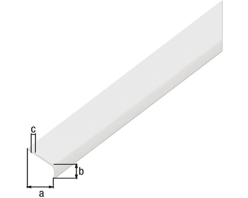 Sockel i plast med måttangivelser
