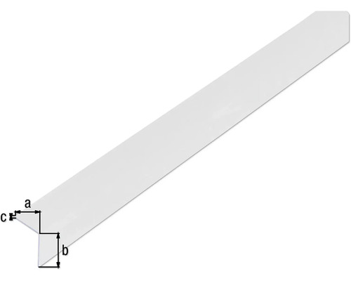 Illustration av en vinkel med sidlängderna a, b och c