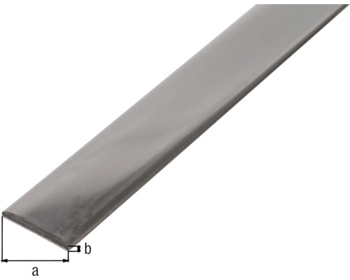 Metallplattprofil med måttangivelser