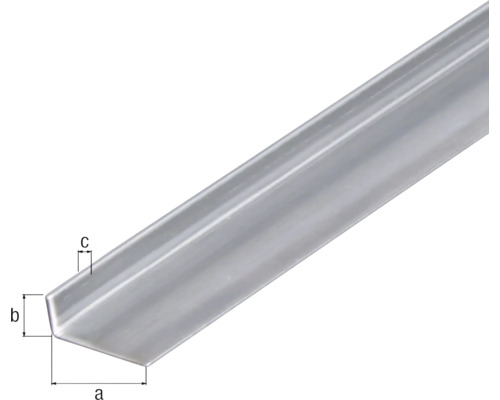 Vinkelprofil för användning i konstruktion