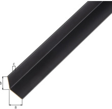 Vinkelprofil ALBERTS aluminium svart eloxerad 15x15x1mm 1m-thumb-1