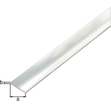 Aluminium plattstång med måttangivelser