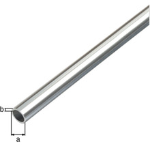 Rundrör ALBERTS aluminium kromdesign Ø 15x1mm 1m-thumb-1