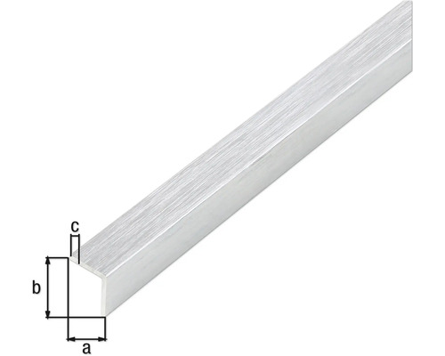 U-profil av aluminium med dimensioner