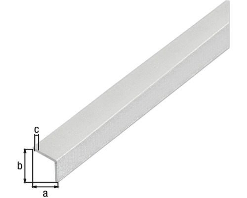Vinkelprofil av metall med dimensioner