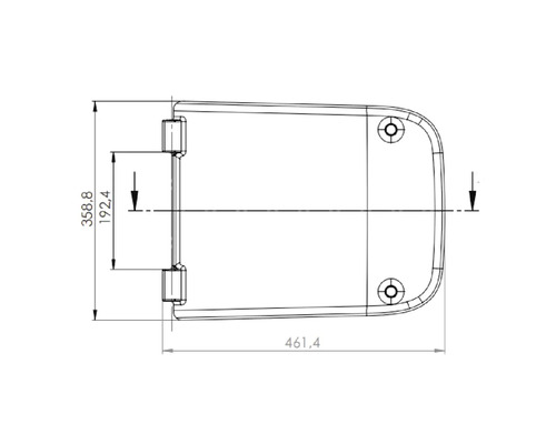 Teknisk ritning av en konstruktionsdetalj med måttangivelser i millimeter