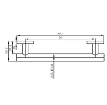 Teknisk ritning med dimensioner