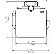 Toalettpappershållare med lock Lenz Varo krom 4313702-thumb-4