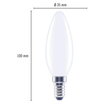 Kronljus FLAIR LED C35 E14 4W(40W) 470lm 2700K varmvit dimbar matt-thumb-4 Kronljus FLAIR LED C35 E14 4W(40W) 470lm 2700K varmvit dimbar matt-thumb-4