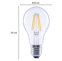 Normallampa FLAIR LED A60 E27 7W(60W) 806lm 2700K varmvit dimbar klar