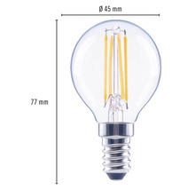 Klotlampa FLAIR LED G45 E14 4W(40W) 470lm 2700K varmvit dimbar klar