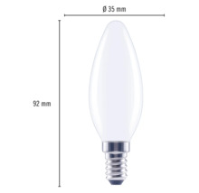 Kronljus FLAIR LED C35 E14 6W(60W) 806lm 2700K varmvit dimbar matt-thumb-4 Kronljus FLAIR LED C35 E14 6W(60W) 806lm 2700K varmvit dimbar matt-thumb-4