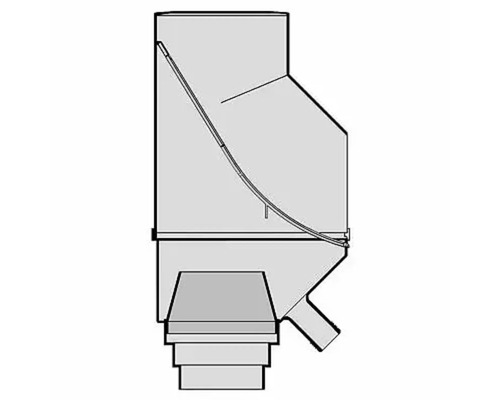 Schematisk representation av en tilluftslåda