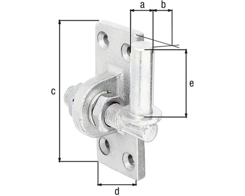 Justerbar stolpsko med mått för staketkonstruktion