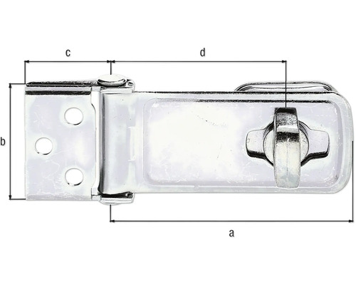 Mått på en bygelhake presenterade