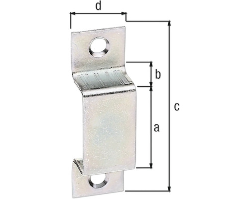 Metall distansklämma med mått