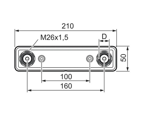 Teknisk ritning med dimensioner