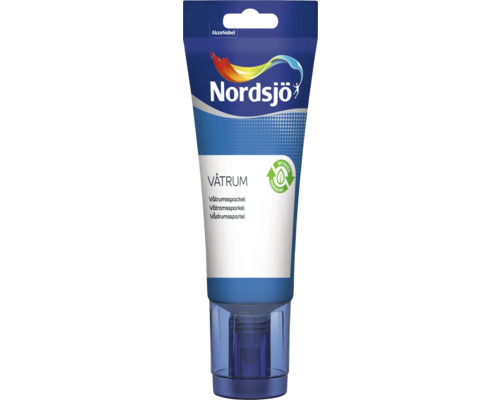 Spackel för våtrum med Nordsjö logotyp