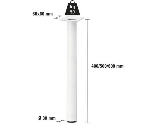 Ben med måtten 400, 500 eller 600 millimeter, lastkapacitet upp till 50 kilogram
