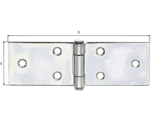 Metallgångjärn med dimensioner