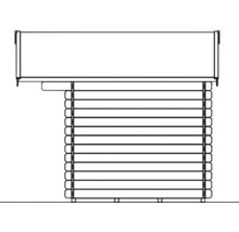 Friggebod SKAN HOLZ Como inkl. golv 340x300cm natur