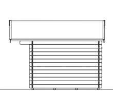 Friggebod SKAN HOLZ Como inkl. golv 340x350cm natur