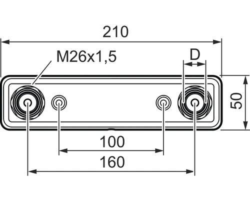 Teknisk ritning med dimensioner
