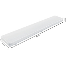 Lysrörsarmatur LUMAK PRO 48W 6200lm 900mm IP20