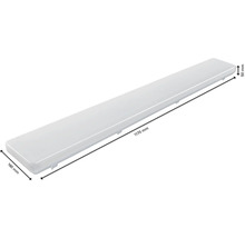 Lysrörsarmatur LUMAK PRO 56W 7200lm 1170mm IP20
