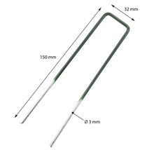 Trädgårdsspik med måtten 150 mm längd, 32 mm bredd och 3 mm diameter