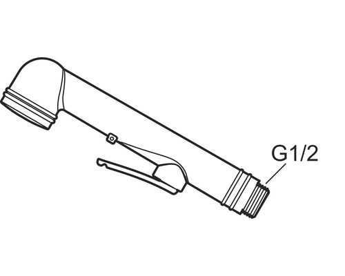 Bidédusch med G 1/2-anslutning