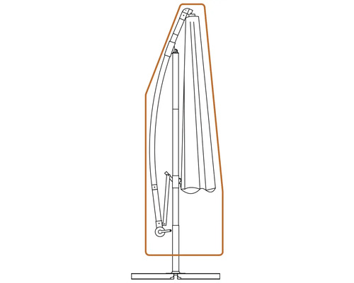 Skyddshölje för ett parasoll